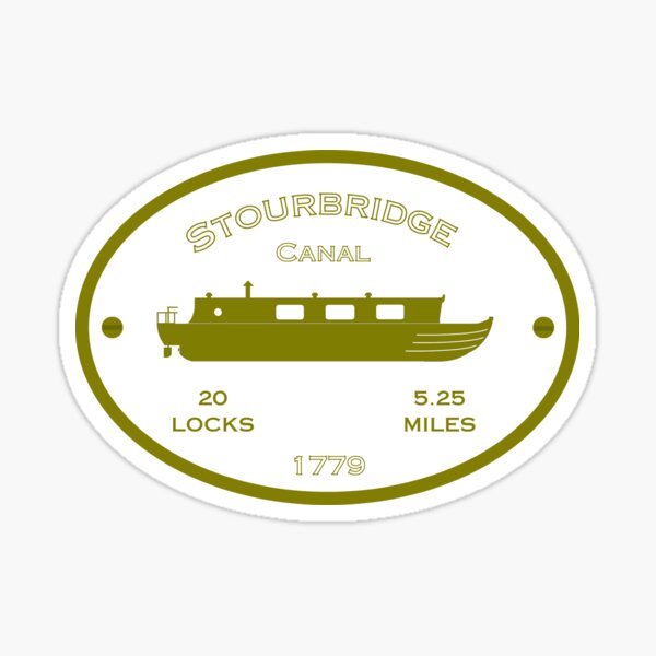 Item preview, Stourbridge Canal (white) designed and sold by canal-arts.