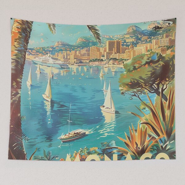 Item preview, Copy of Monaco City Illustration Poster designed and sold by nomiraclehere.