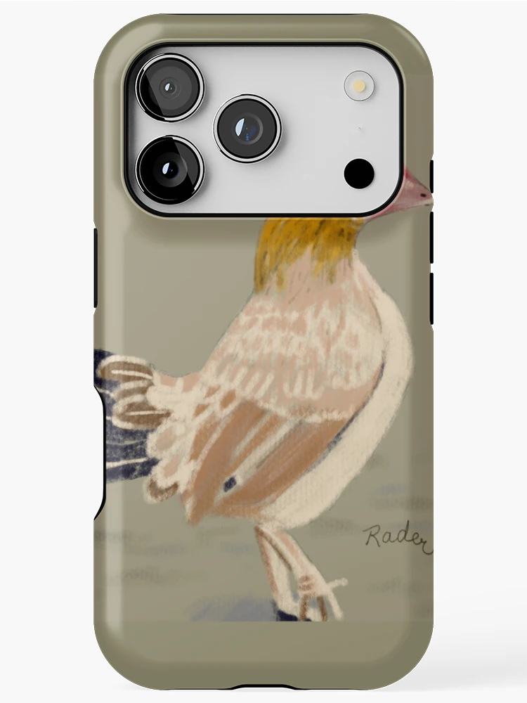 Thumbnail 1 of 4, iPhone Case, Pretty chicken designed and sold by RaderDraw.