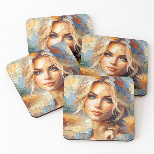 Item preview, Impasto Muse: Golden Whisper designed and sold by MayiDesignsCo.