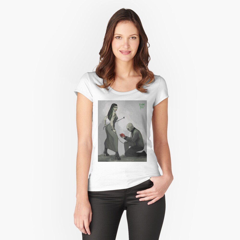 Item preview, Fitted Scoop T-Shirt designed and sold by Delirium-Maze.