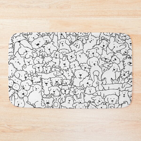 Item preview, Dog Doodles Line Art Drawing designed and sold by aimeeandkate.