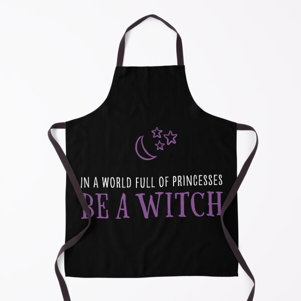 Item preview, In A World Full Of Princesses Be A Witch with moon and little stars designed and sold by GosiaArtGarden.