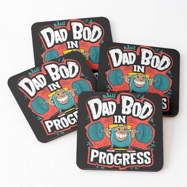 Item preview, Fathers Day Gift Dad Bod In Progress Funny Gift designed and sold by Quirky Shirts.