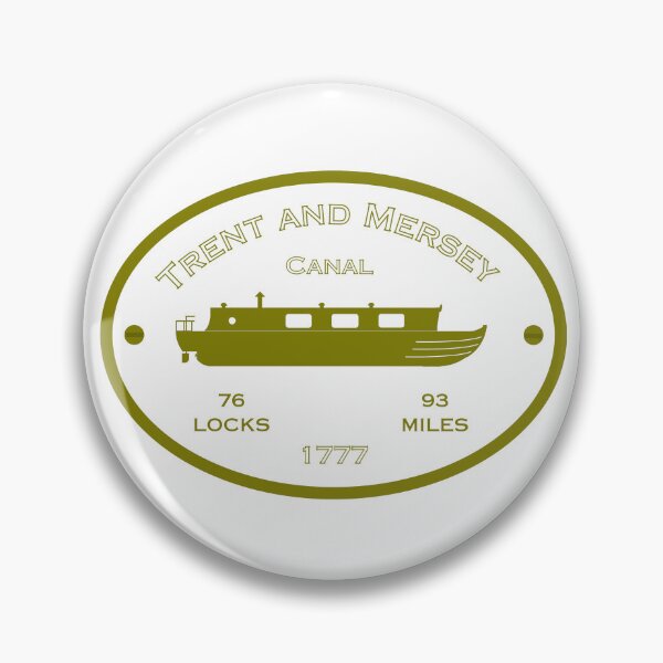 Item preview, Trent and Mersey Canal (white) designed and sold by canal-arts.