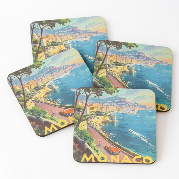 Item preview, Copy of Monaco City Illustration Poster designed and sold by nomiraclehere.