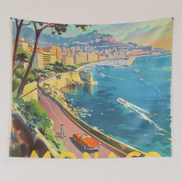 Item preview, Copy of Monaco City Illustration Poster designed and sold by nomiraclehere.