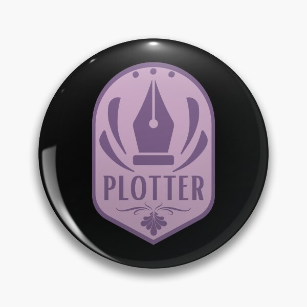 Item preview, Plotter Badge - Lavender designed and sold by PlotBunnyHollow.