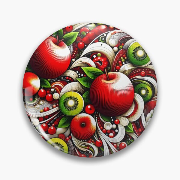 Item preview, Red and green apples in a wonderful artistic painting designed and sold by aminz4.