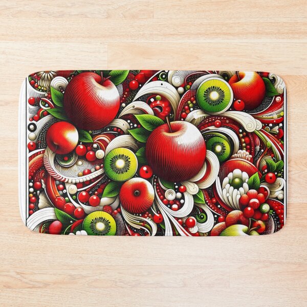 Item preview, Red and green apples in a wonderful artistic painting designed and sold by aminz4.