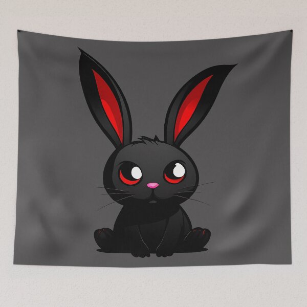 Item preview, Dark Red Easter Vicious Bunny designed and sold by MadnessEnvelope.