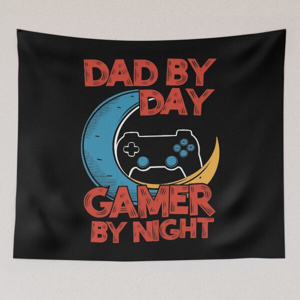 Item preview, Fathers Day Dad By Day Gamer By Night Funny Gift designed and sold by Quirky Shirts.