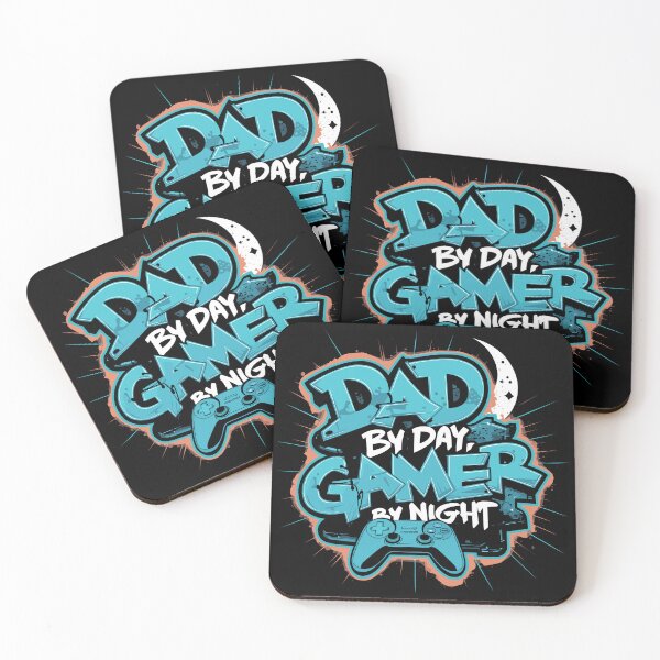 Item preview, Fathers Day Funny Gift Dad By Day Gamer By Night designed and sold by Quirky Shirts.
