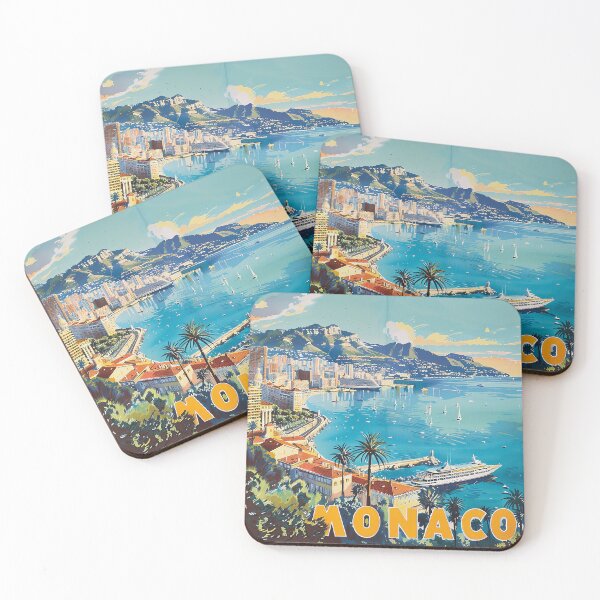 Item preview, Copy of Monaco City Illustration Poster designed and sold by nomiraclehere.