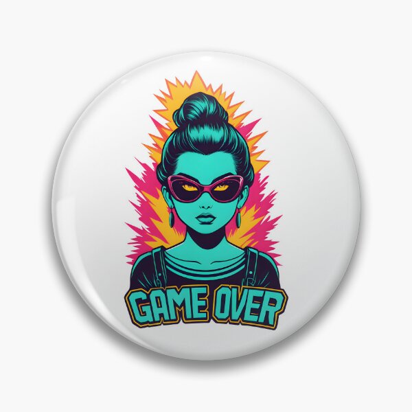 Item preview, Game over pop up art designed and sold by VanillaBlueSky.