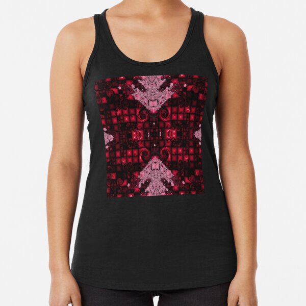 Harlequin Chessboard 2 Racerback Tank Top