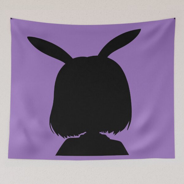 Item preview, Black Bunny Girl Silhouette designed and sold by MadnessEnvelope.