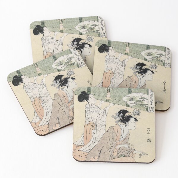 Item preview, Hosoda Eishi | Evening rain and wind in the pine trees designed and sold by LaMadeleine.