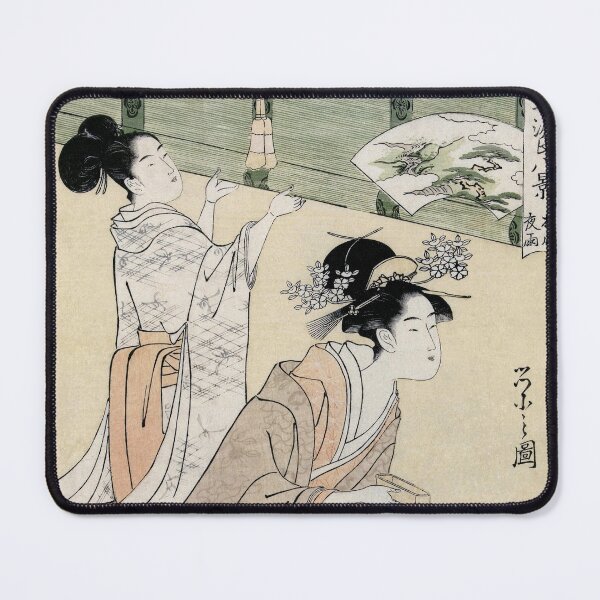 Item preview, Hosoda Eishi | Evening rain and wind in the pine trees designed and sold by LaMadeleine.
