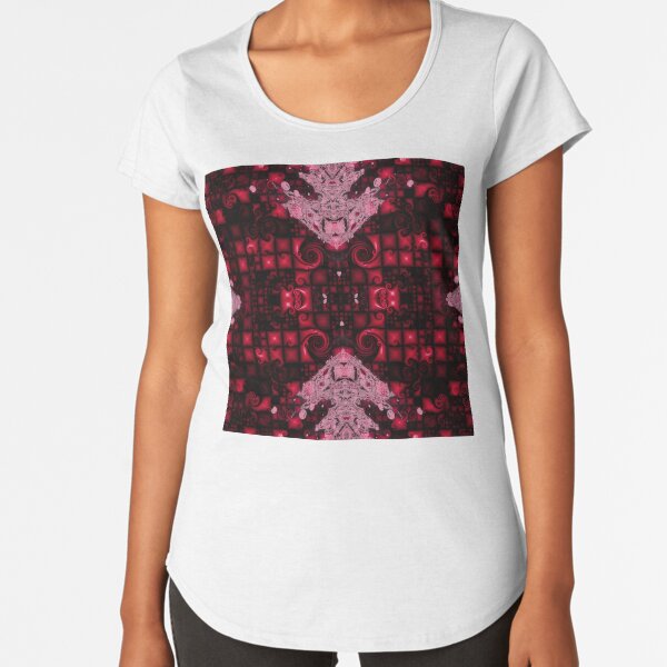 Harlequin Chessboard 2 Premium Scoop T-Shirt