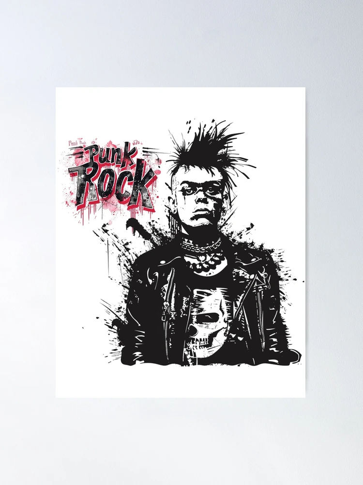 アート・デザイン・音楽 PUNK fposter,medium,wall_texture,