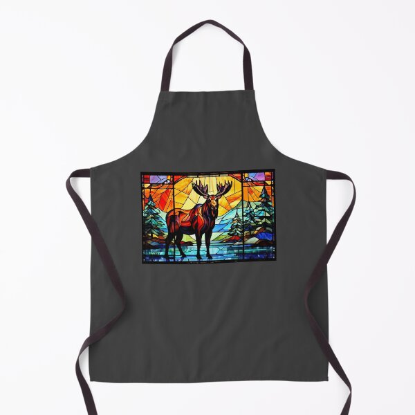 Item preview, Copy of Stained Glass Abstract Moose designed and sold by Gilby-Designs.