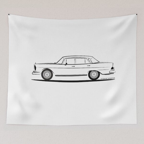 Item preview,  Mercedes Benz 220 SE Heckflosse Fin Tail W112 Sedan BLK designed and sold by Frank Schuster.
