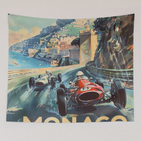 Item preview, Copy of Monaco City Illustration Poster designed and sold by nomiraclehere.