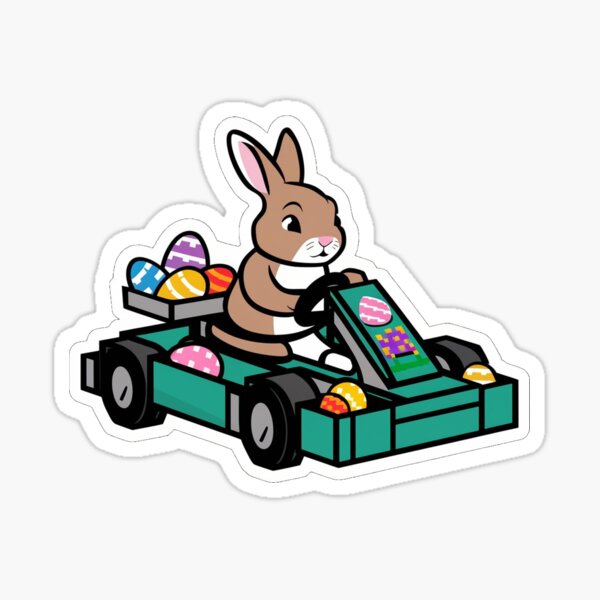 Item preview, Easter Bunny In The Vehicle designed and sold by VitusArts.