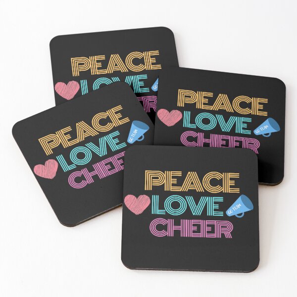 Item preview, Peace Love Cheer (Retro Neon Lines) designed and sold by ami.creations.
