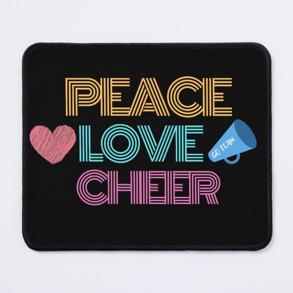 Item preview, Peace Love Cheer (Retro Neon Lines) designed and sold by ami.creations.