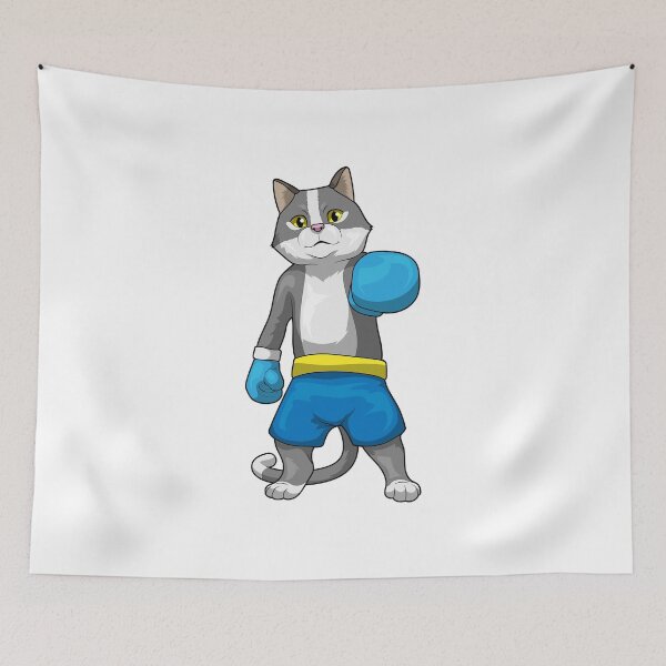 Item preview, Cat Boxer Boxing gloves Boxing designed and sold by Snabdesign84.