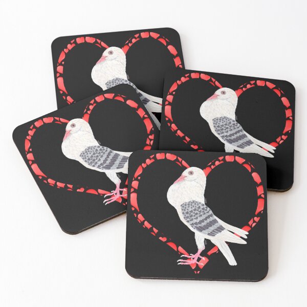 Item preview, VOORBURG SHIELD CROPPER PIGEON HEART designed and sold by BeritValk.