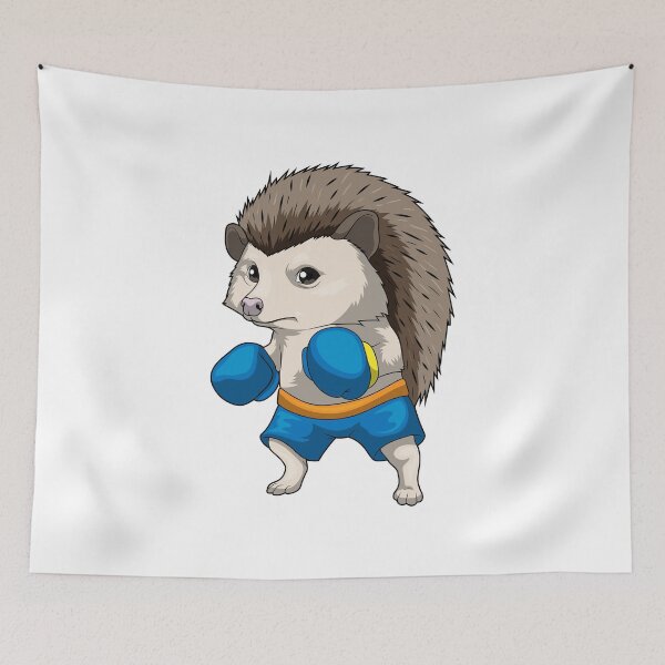 Item preview, Hedgehog Boxer Boxing gloves Boxing designed and sold by Snabdesign84.