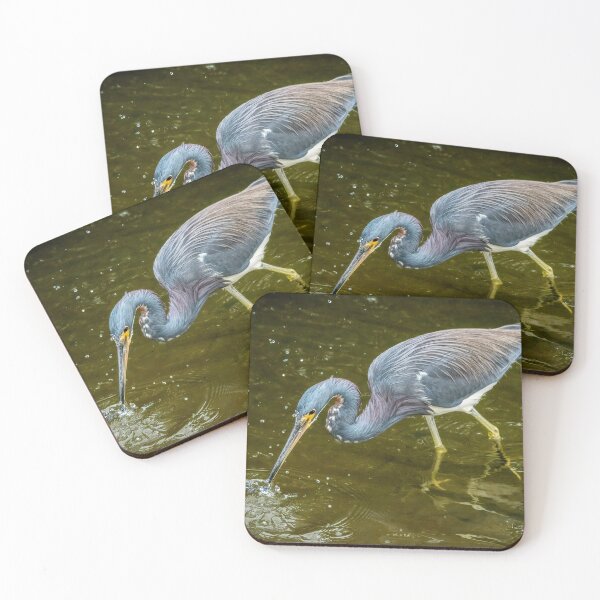 Item preview, Tricolored Heron Makes A Catch designed and sold by Debra Martz.