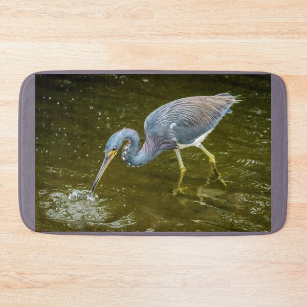 Item preview, Tricolored Heron Makes A Catch designed and sold by Debra Martz.