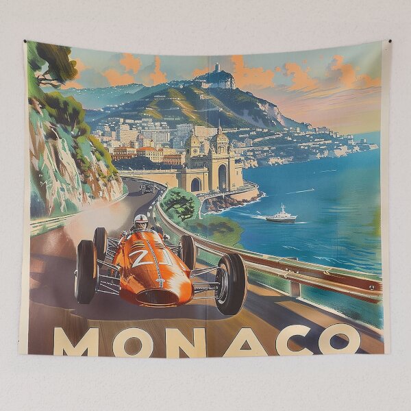 Item preview, Copy of Monaco City Illustration Poster designed and sold by nomiraclehere.