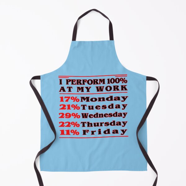 Item preview, Company party funny inscription " I perform 100% at my work" designed and sold by Bukhisz.