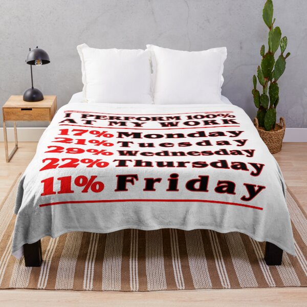 Item preview, Company party funny inscription " I perform 100% at my work" designed and sold by Bukhisz.