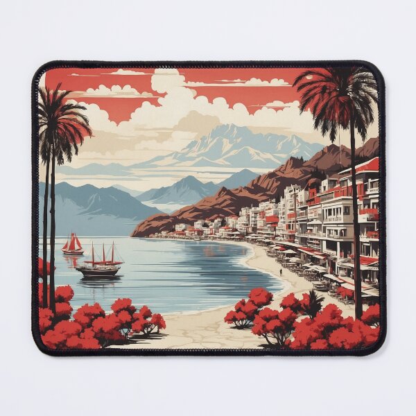 Item preview, Marmaris Turkey Vintage Travel Poster designed and sold by TravelersGems.
