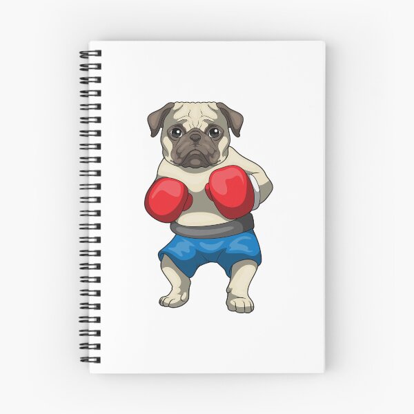 Item preview, Pug Boxer Boxing gloves Boxing designed and sold by Snabdesign84.