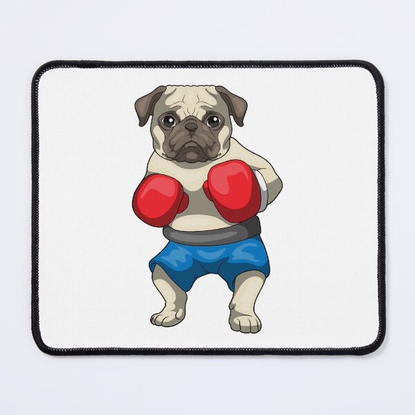 Item preview, Pug Boxer Boxing gloves Boxing designed and sold by Snabdesign84.