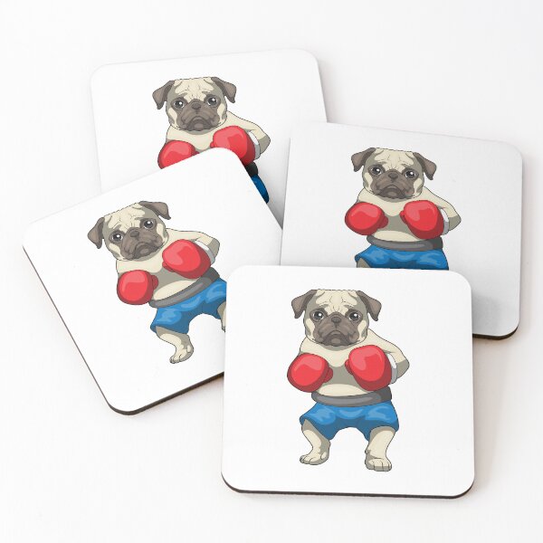 Item preview, Pug Boxer Boxing gloves Boxing designed and sold by Snabdesign84.