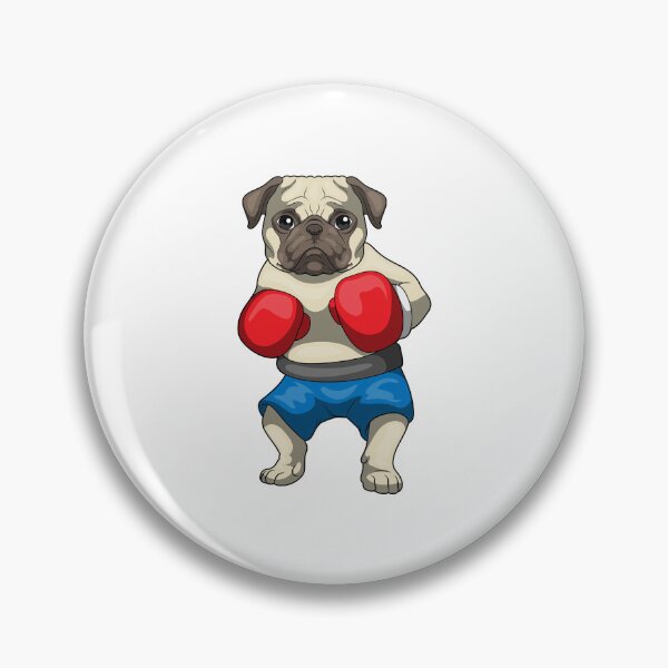 Item preview, Pug Boxer Boxing gloves Boxing designed and sold by Snabdesign84.