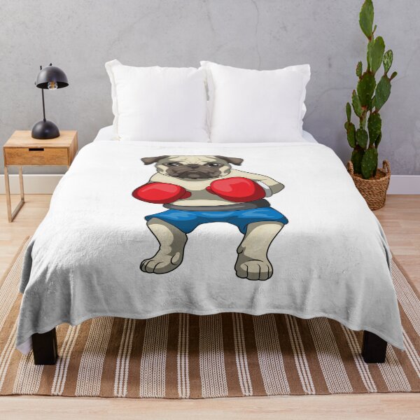Item preview, Pug Boxer Boxing gloves Boxing designed and sold by Snabdesign84.