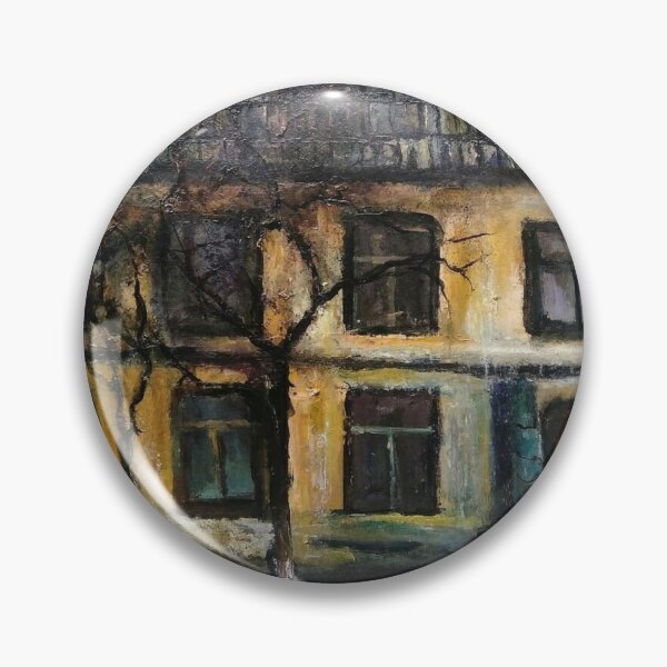 Item preview, House near Brest, acrylic hand painted art  designed and sold by SashaBrisac.