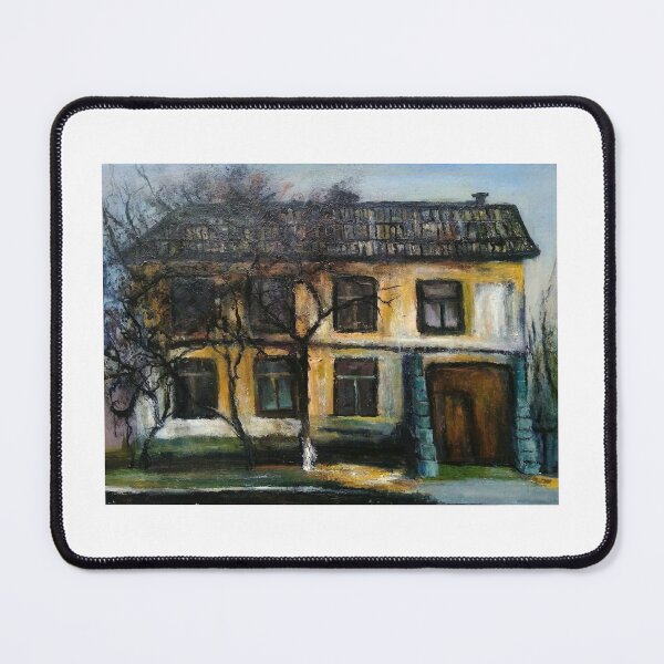 Item preview, House near Brest, acrylic hand painted art  designed and sold by SashaBrisac.