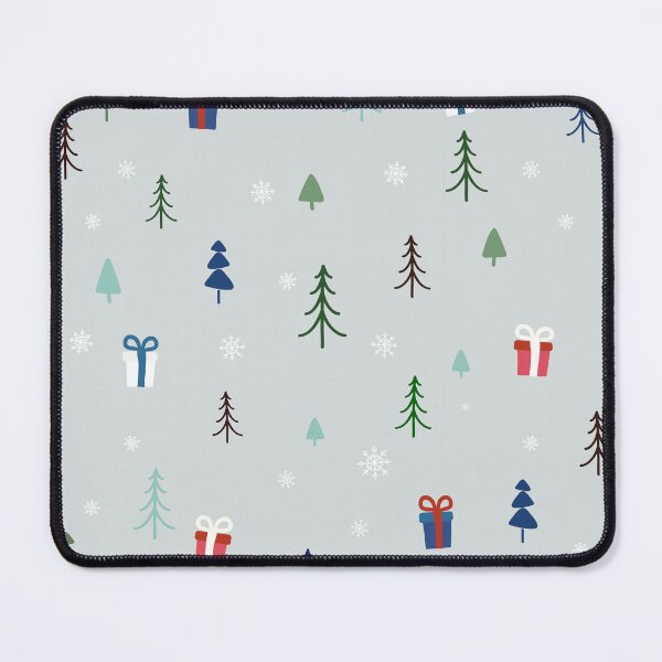 Item preview, Christmas forest with presents and trees and snow flakes designed and sold by Zhirafa.