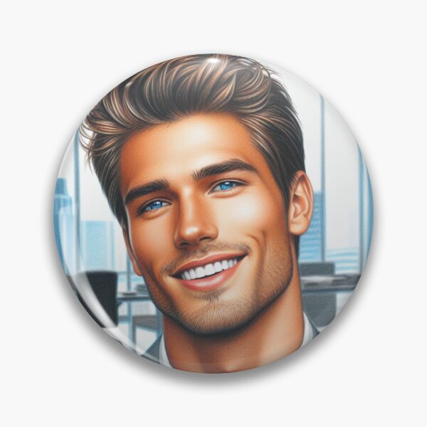 Item preview, Grayson Beauregard - Character Artwork - Hot Guy designed and sold by AmberRoseWrites.