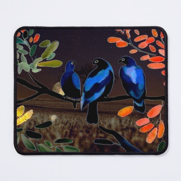 Item preview, Blue jays and the moon designed and sold by Helios Be. Lavsh.